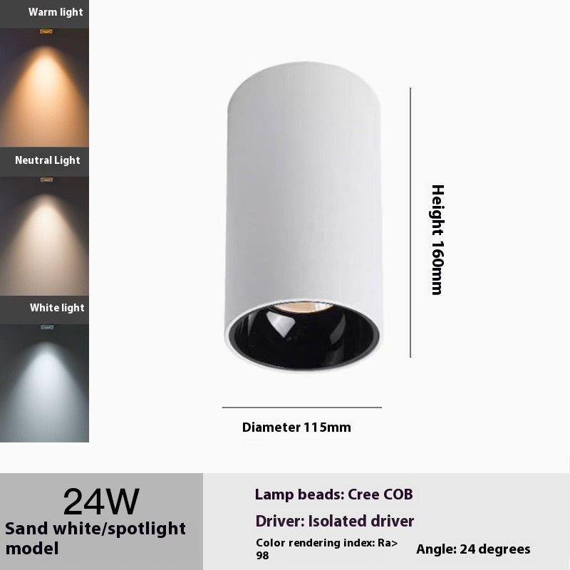 Led Surface Mounted Spotlight Small Hill Living Room Aisle Wall Washing Anti-glare