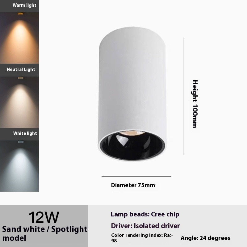 Led Surface Mounted Spotlight Small Hill Living Room Aisle Wall Washing Anti-glare