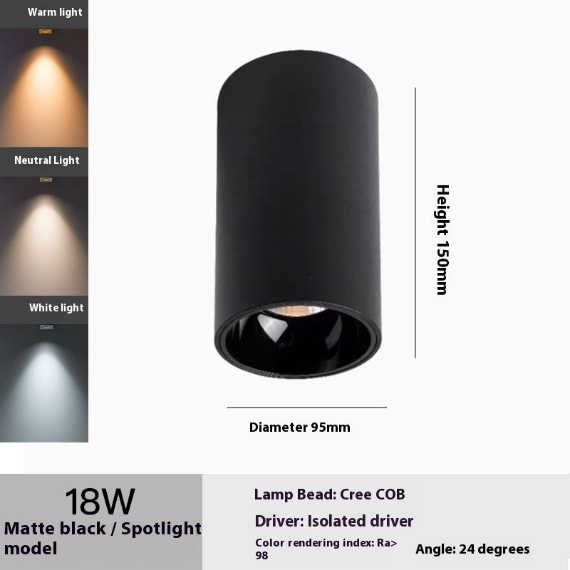 Led Surface Mounted Spotlight Small Hill Living Room Aisle Wall Washing Anti-glare