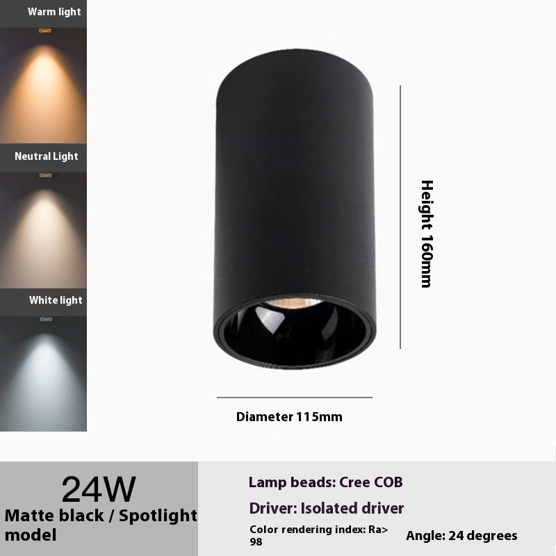 Led Surface Mounted Spotlight Small Hill Living Room Aisle Wall Washing Anti-glare