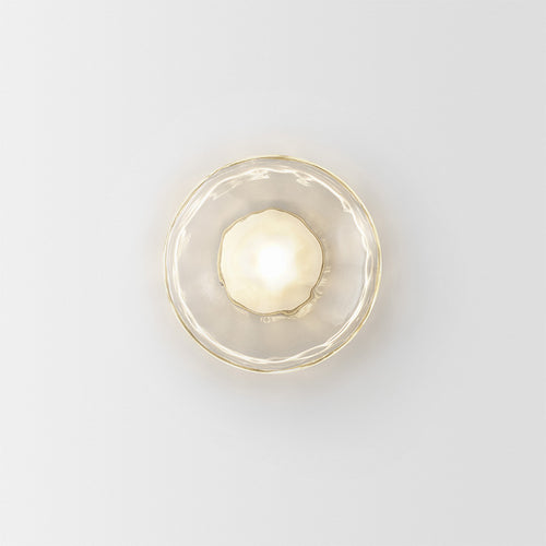 Luxury glass bedside wall lamp with modern hotel-style wall-mounted design