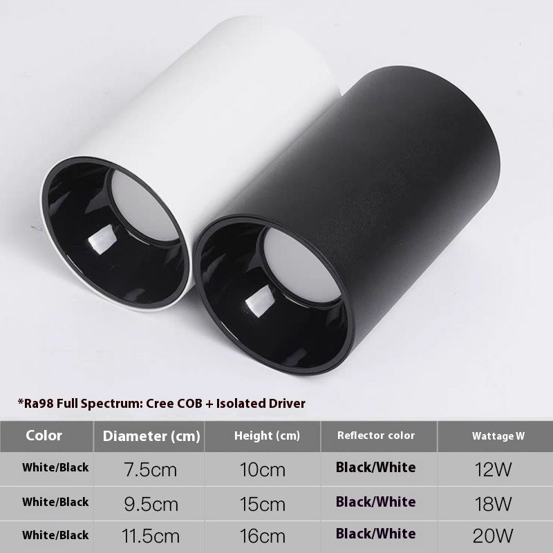 Led Surface Mounted Spotlight Small Hill Living Room Aisle Wall Washing Anti-glare