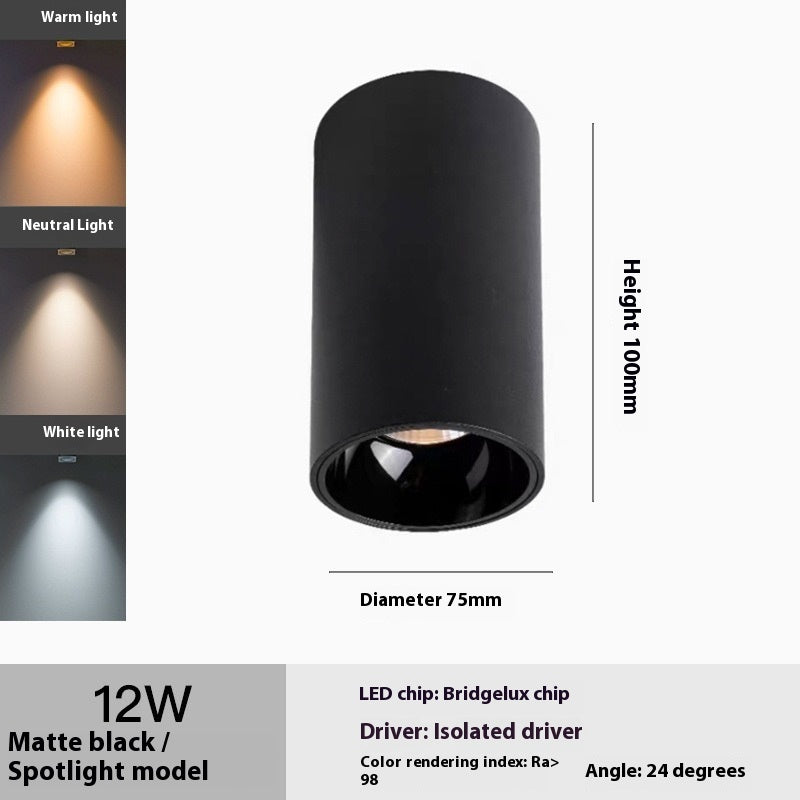 Led Surface Mounted Spotlight Small Hill Living Room Aisle Wall Washing Anti-glare